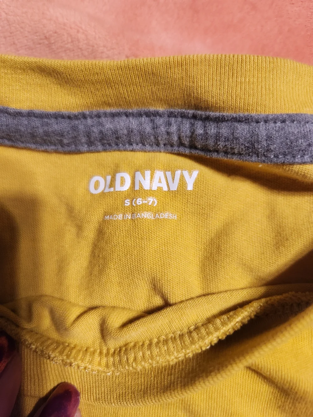 Old Navy And Cat & Jack Long Sleeve Crewneck Shirts - Yellow & Gray